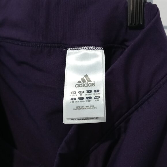 Adidas Women's Climalite Athletic Skort Skirt Purple/White Size Medium - Picture 10 of 10
